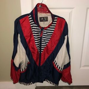 Vintage wind breaker River edge Sport
